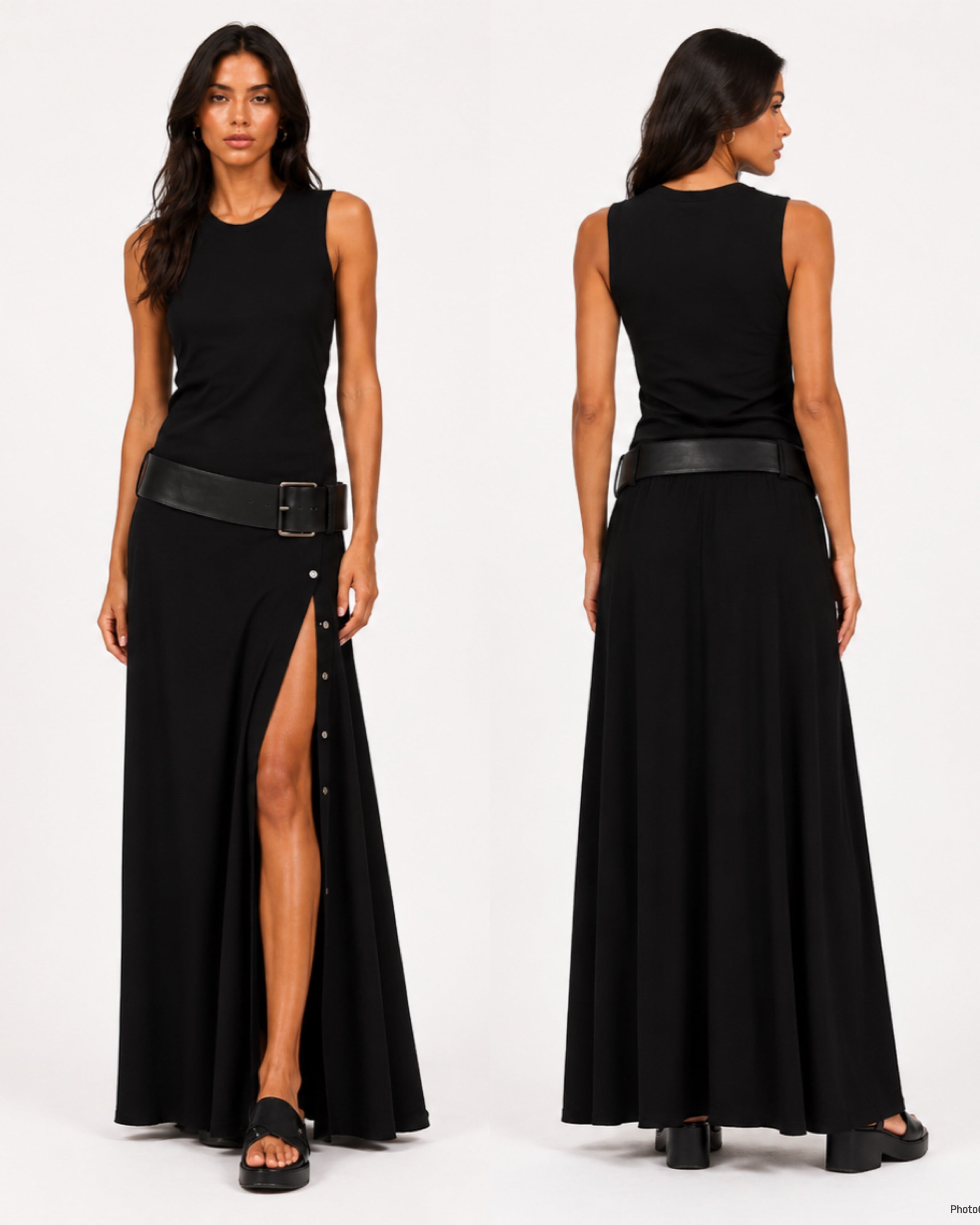 Vestido Cinturón + cintura