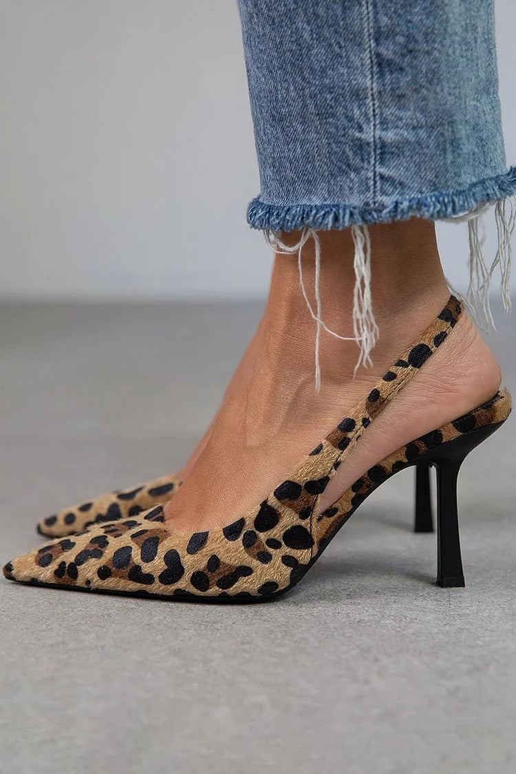 Avery™ Tacones D’Orsay Leopardo – Elegancia audaz en estampado de leopardo