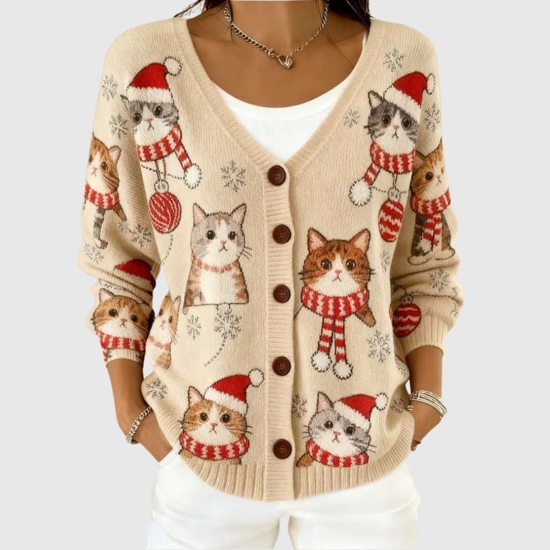 Caterina | Chaqueta de Punto con Botones