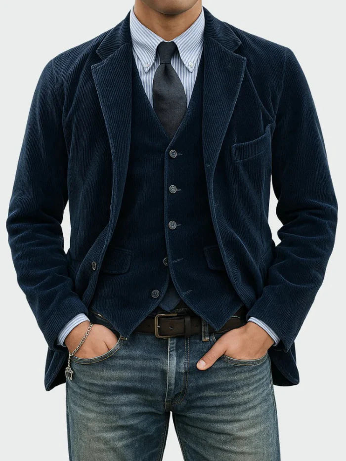 Tommy™ | Completo 2 piezas: Blazer y chaleco