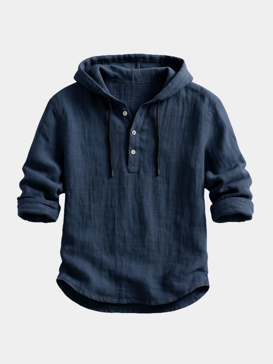 DUVAL PARIS™ Camisa de Lujo con Capucha – Elegancia y Comodidad Inigualables
