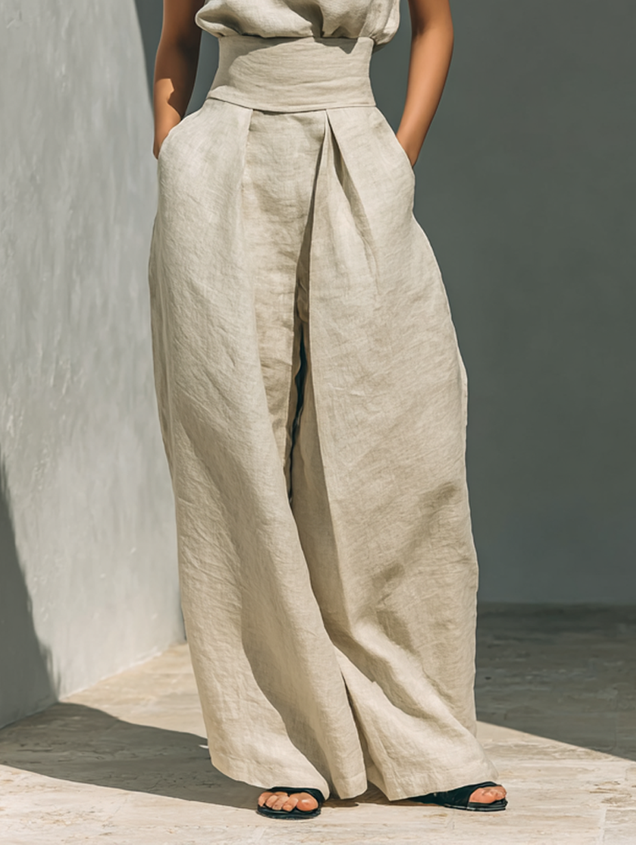 Chloé | Conjunto de algodón y lino