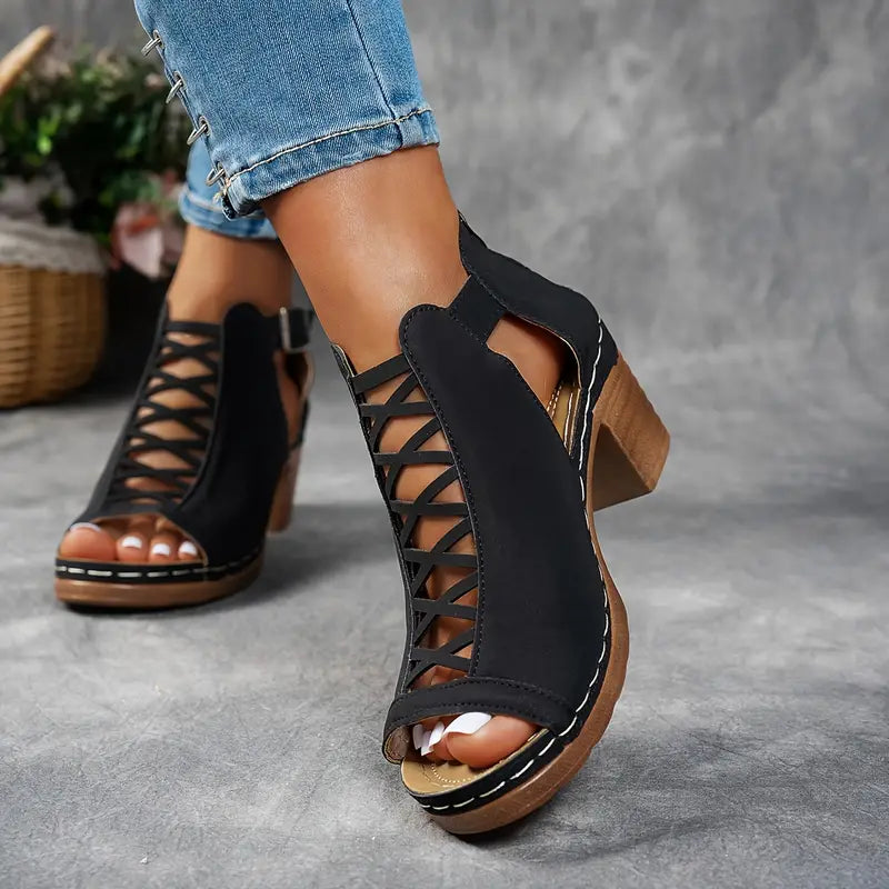 Aubrey™ - Sandalias de cuña elegantes