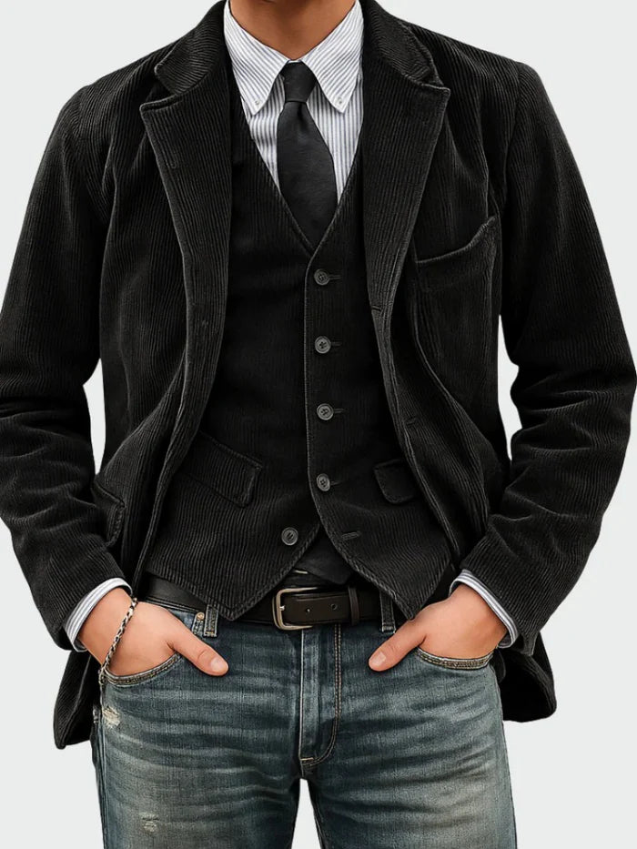 Tommy™ | Completo 2 piezas: Blazer y chaleco