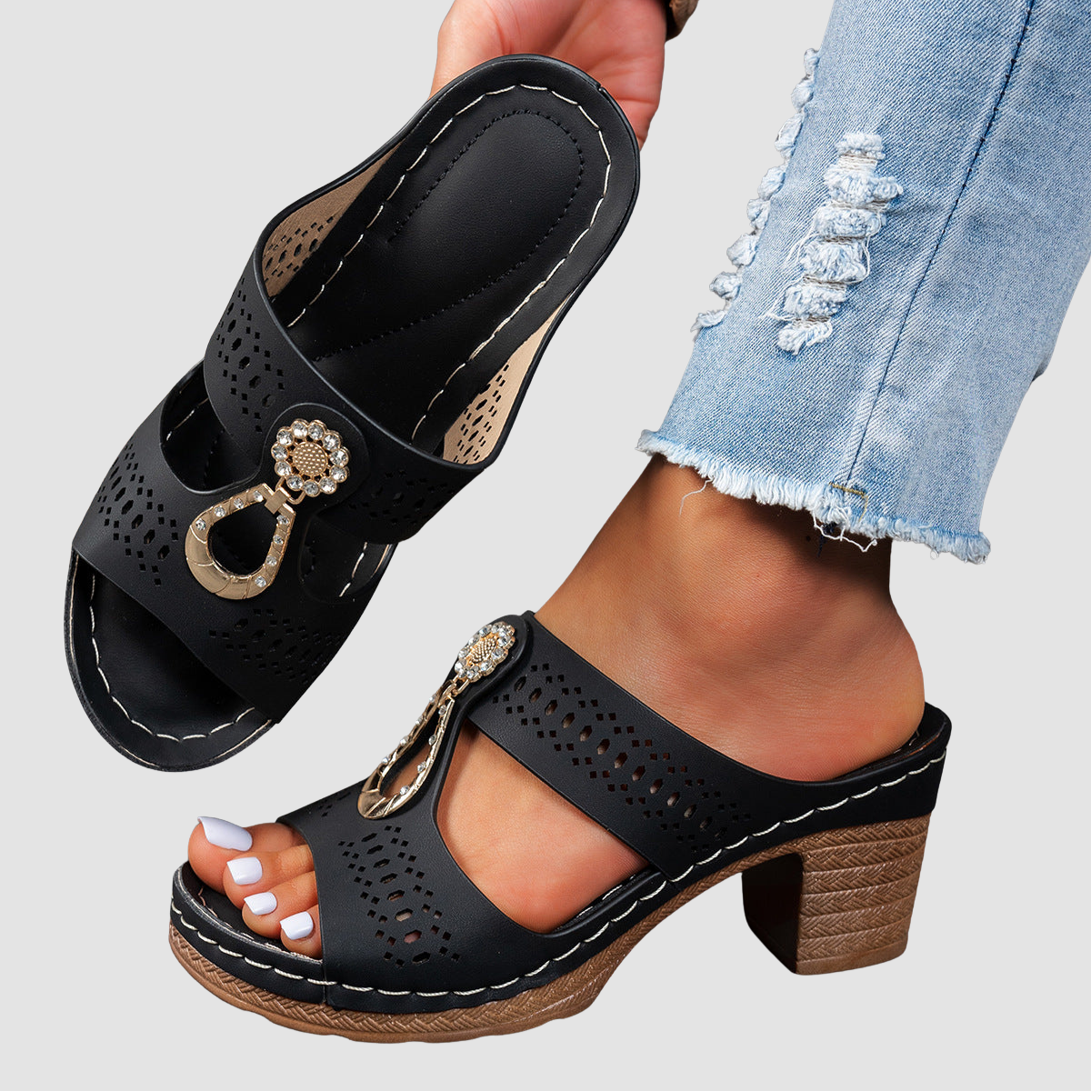 Isabella™ Sandalias Ortopédicas de Confort Premium con Tacón Alto