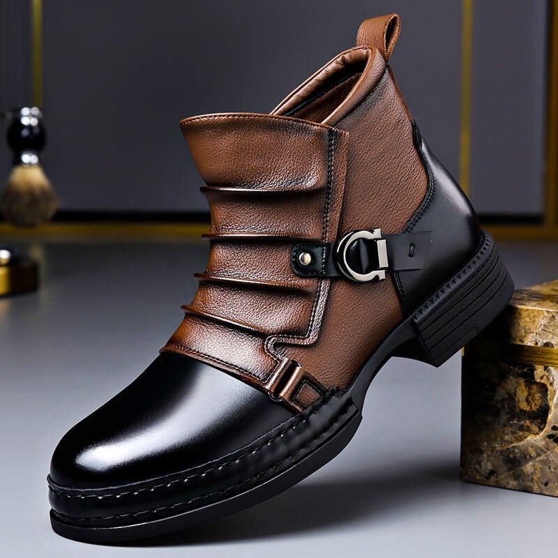 Montmartre | Botas bicolor con hebilla