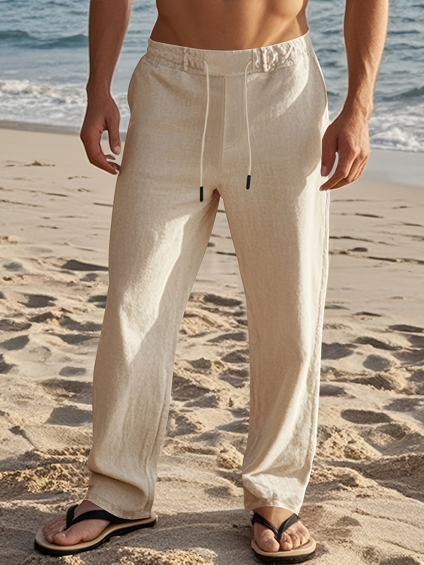 LAURENT MONACO | PANTALÓN DE LINO PARA HOMBRES