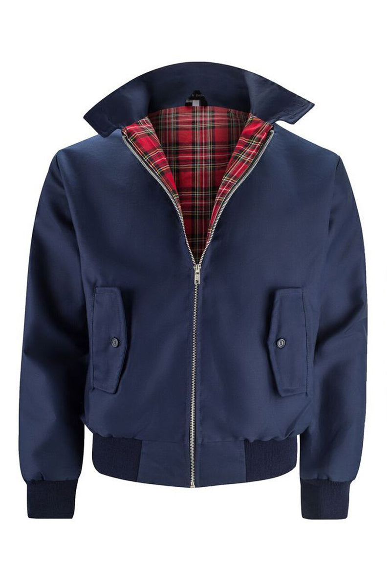Harryson | Chaqueta Harrington con Forro de Tartán