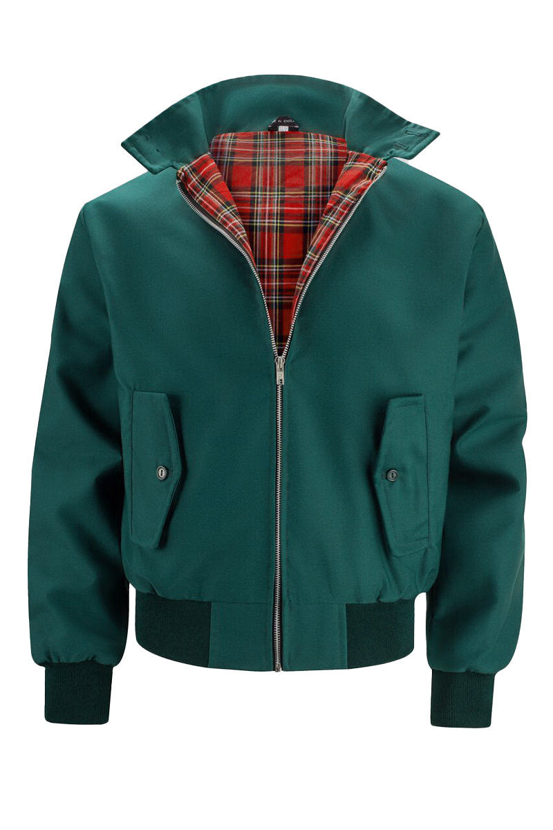 Harryson | Chaqueta Harrington con Forro de Tartán