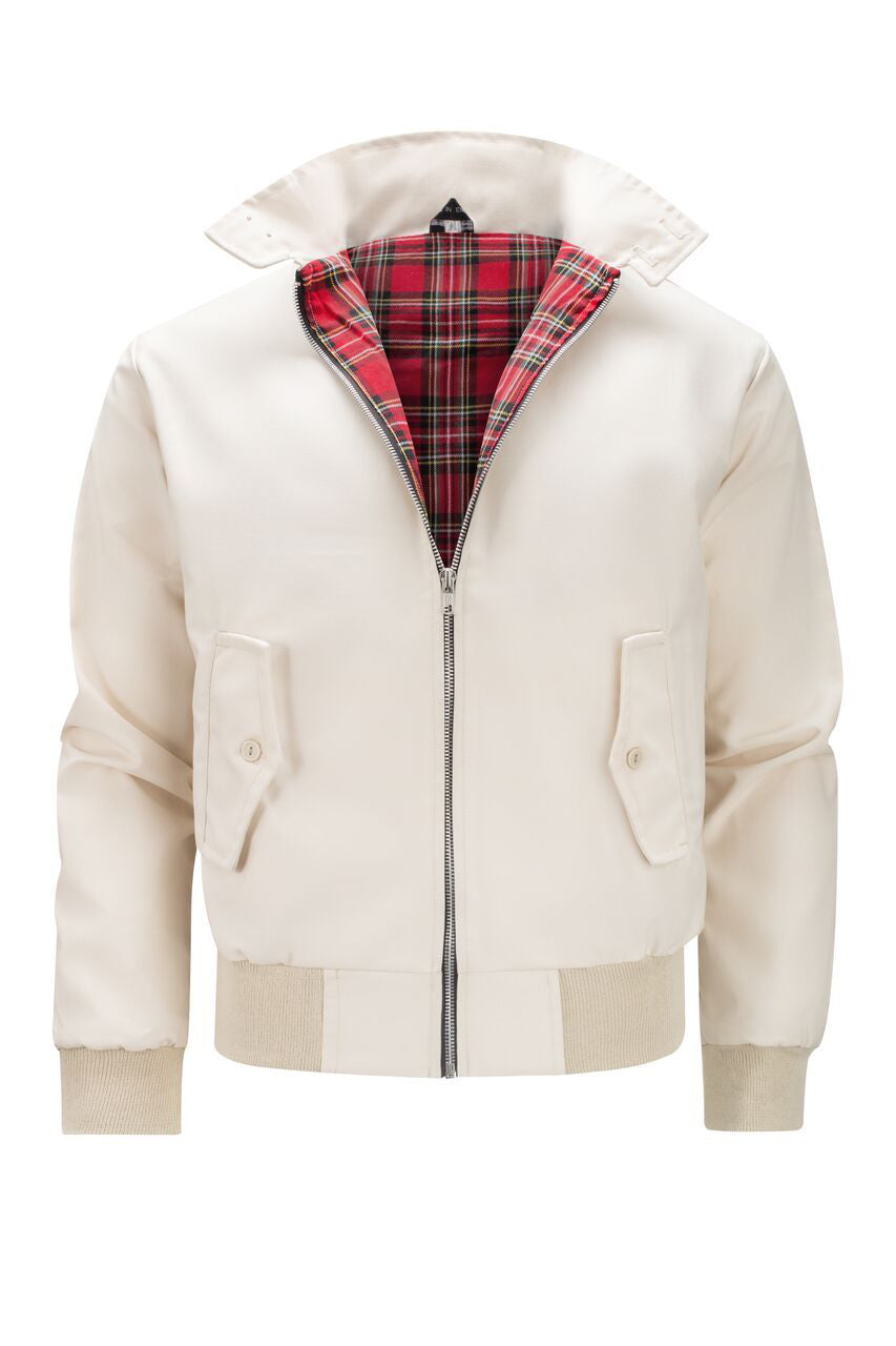 Harryson | Chaqueta Harrington con Forro de Tartán