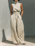 Chloé | Conjunto de algodón y lino