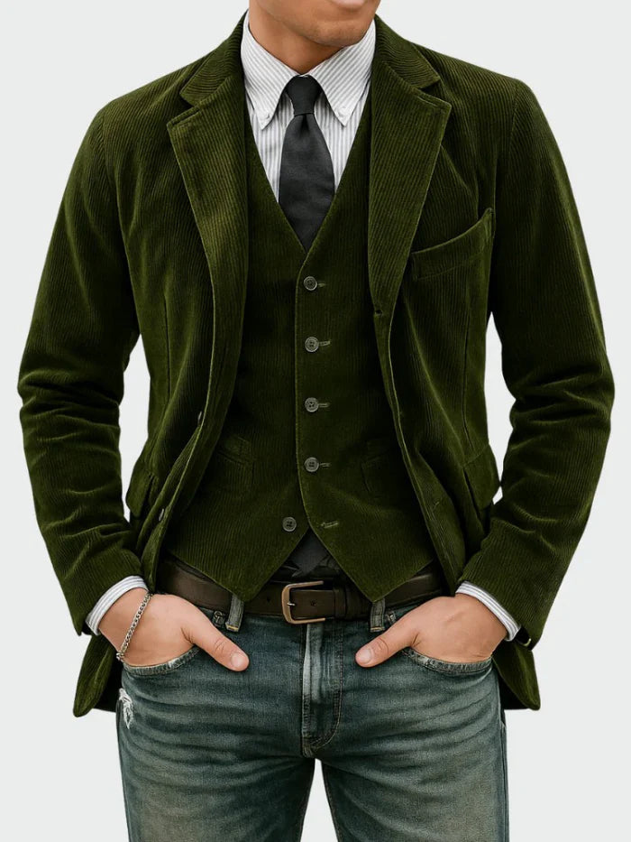 Tommy™ | Completo 2 piezas: Blazer y chaleco