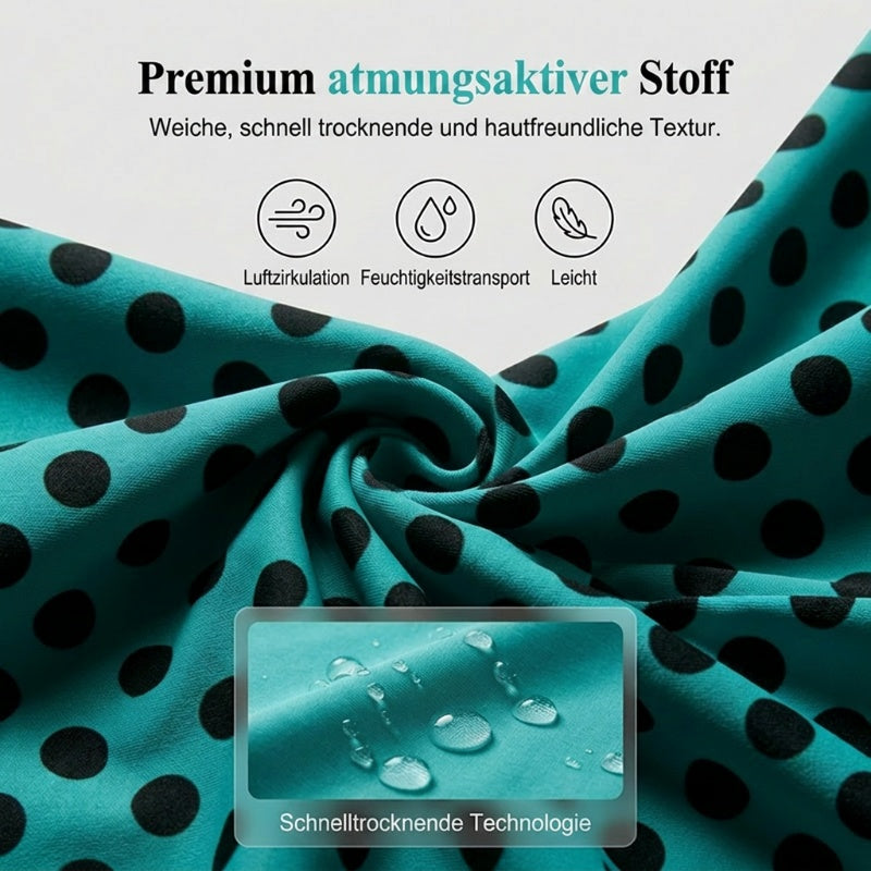 🏖️ Verano caliente – 50% de descuento 👙 Conjunto de bikini de dos piezas para mujer con lunares