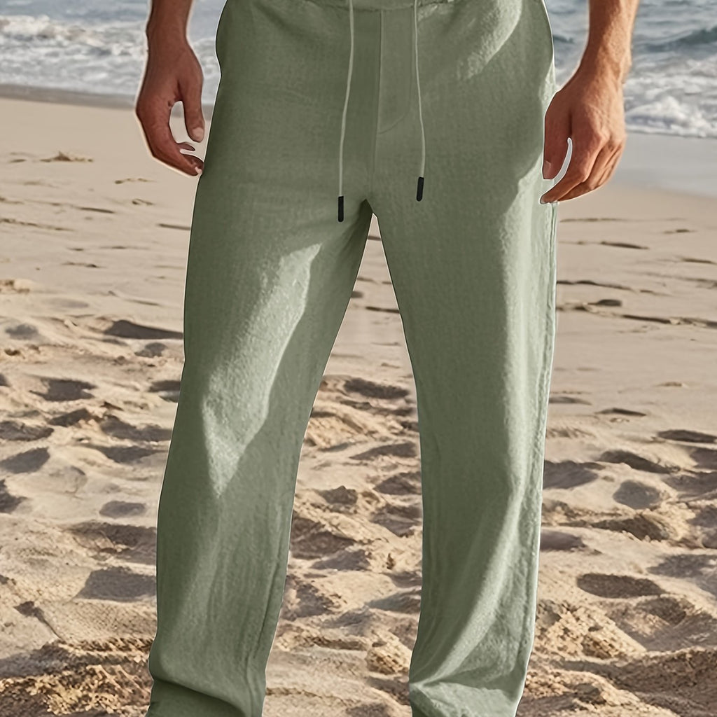 LAURENT MONACO | PANTALÓN DE LINO PARA HOMBRES