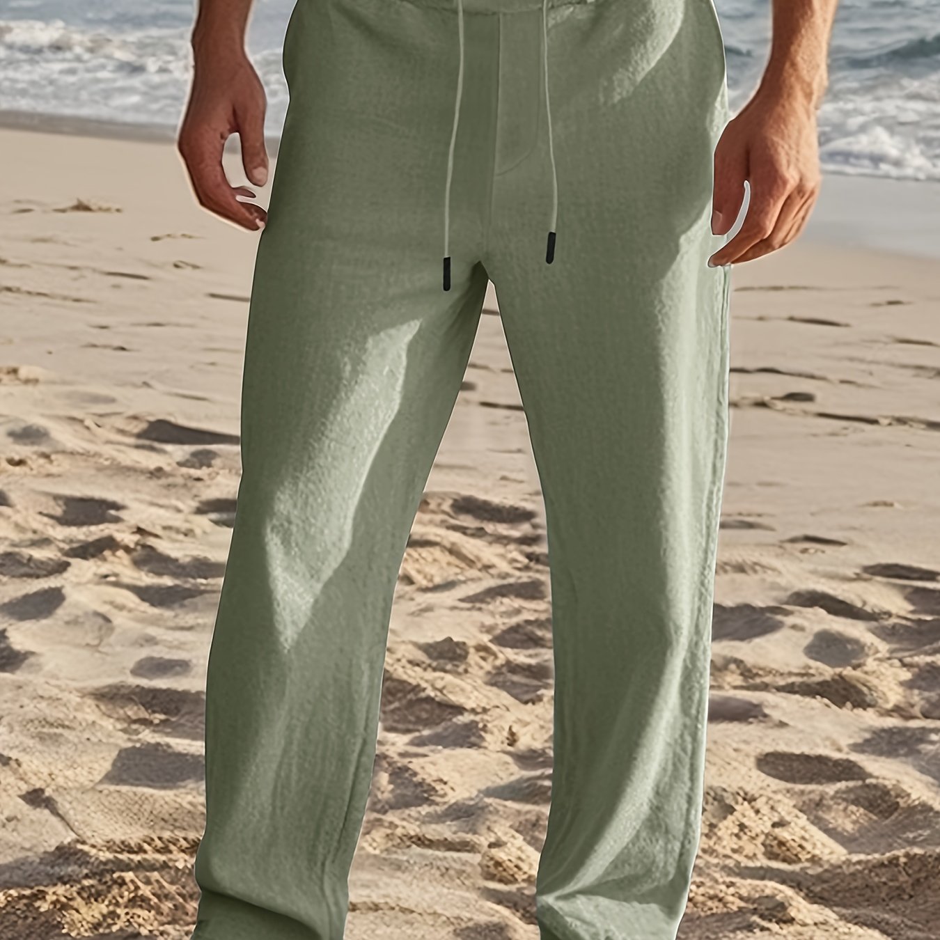 LAURENT MONACO | PANTALÓN DE LINO PARA HOMBRES