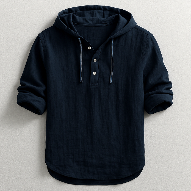 DUVAL PARIS™ Camisa de Lujo con Capucha – Elegancia y Comodidad Inigualables