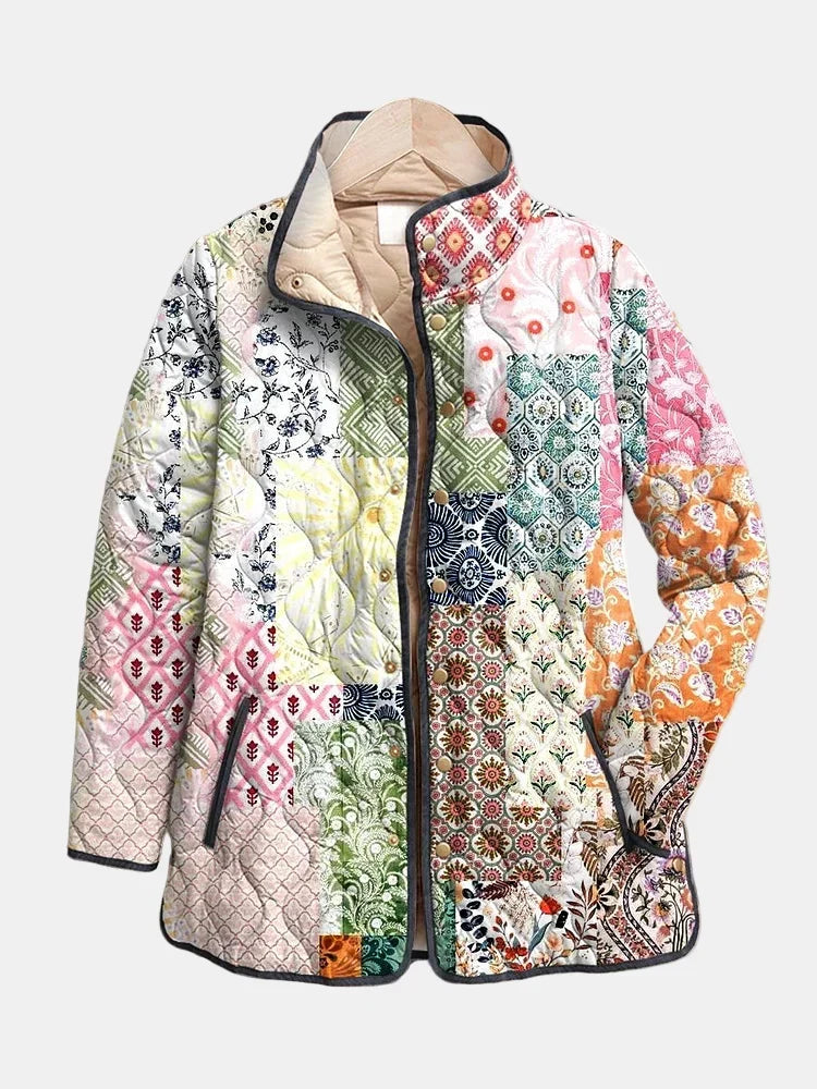 DELACROIX | Chaqueta Acolchada Patchwork Bohemio Florence