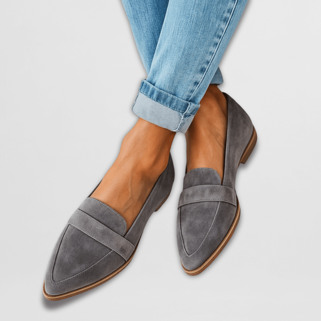 Helen - Mocasines de gamuza suave