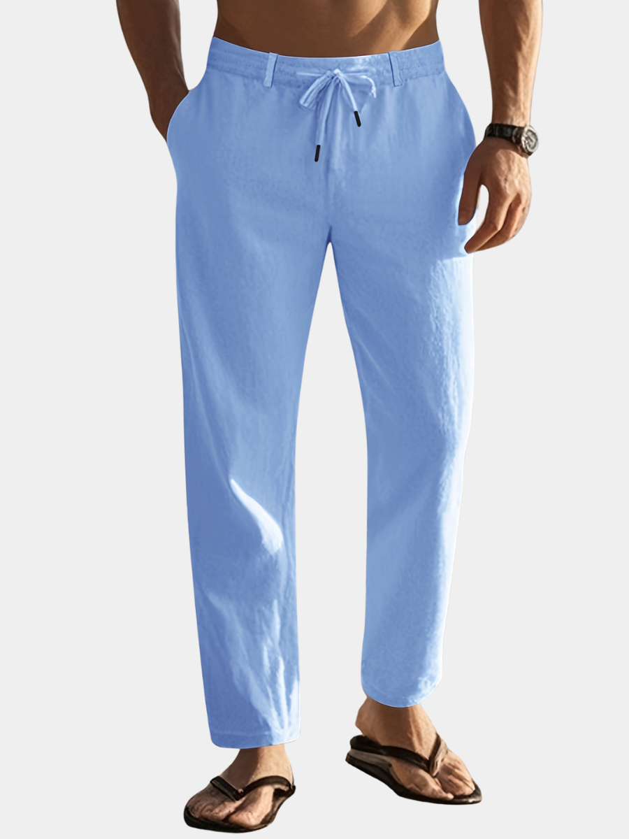 LAURENT MONACO | PANTALÓN DE LINO PARA HOMBRES