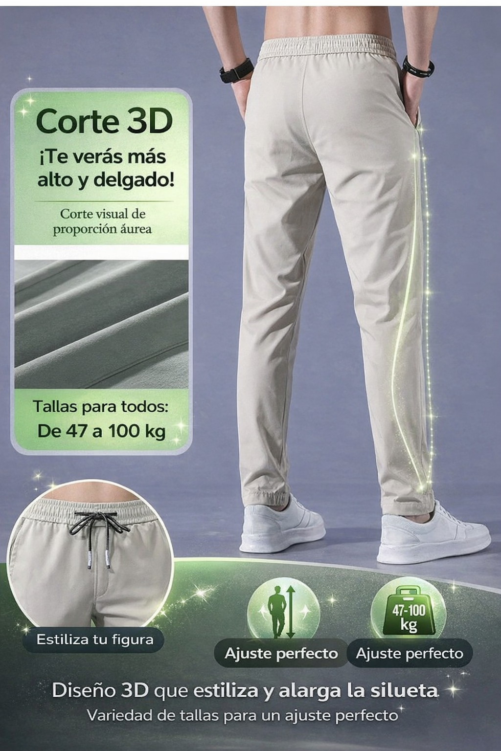 Pantalones deportivos elásticos unisex de secado rápido — nuevos modelos 2026