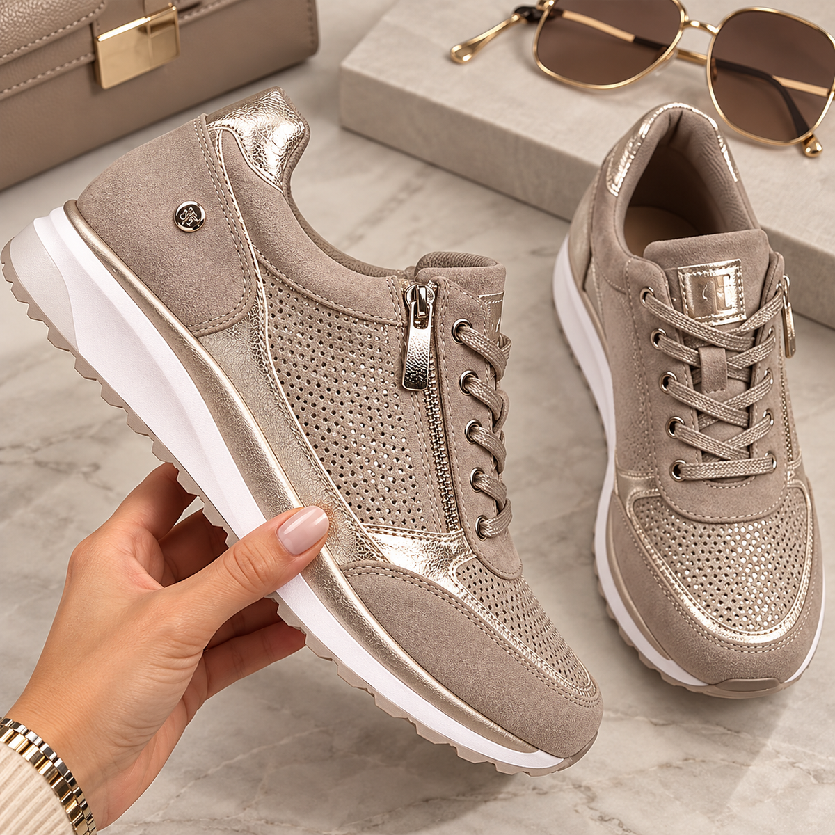 Martina | Zapatos Cómodos con Cremallera