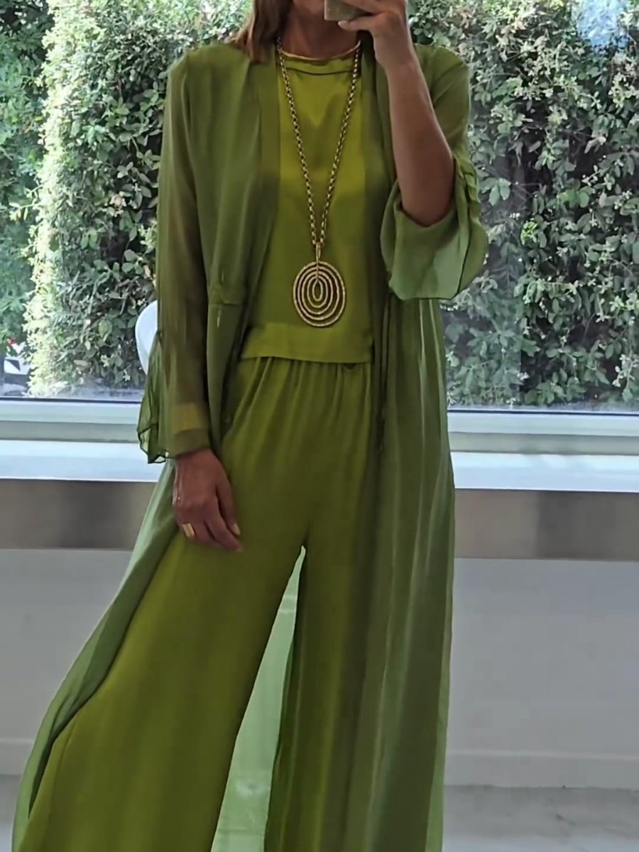 Lynda | Conjunto de traje para mujer elegante y cómodo de poliéster