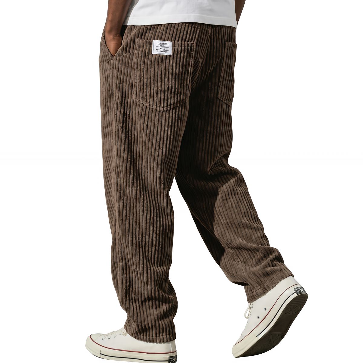 Adriano - Pantalones de Terciopelo Acanalado