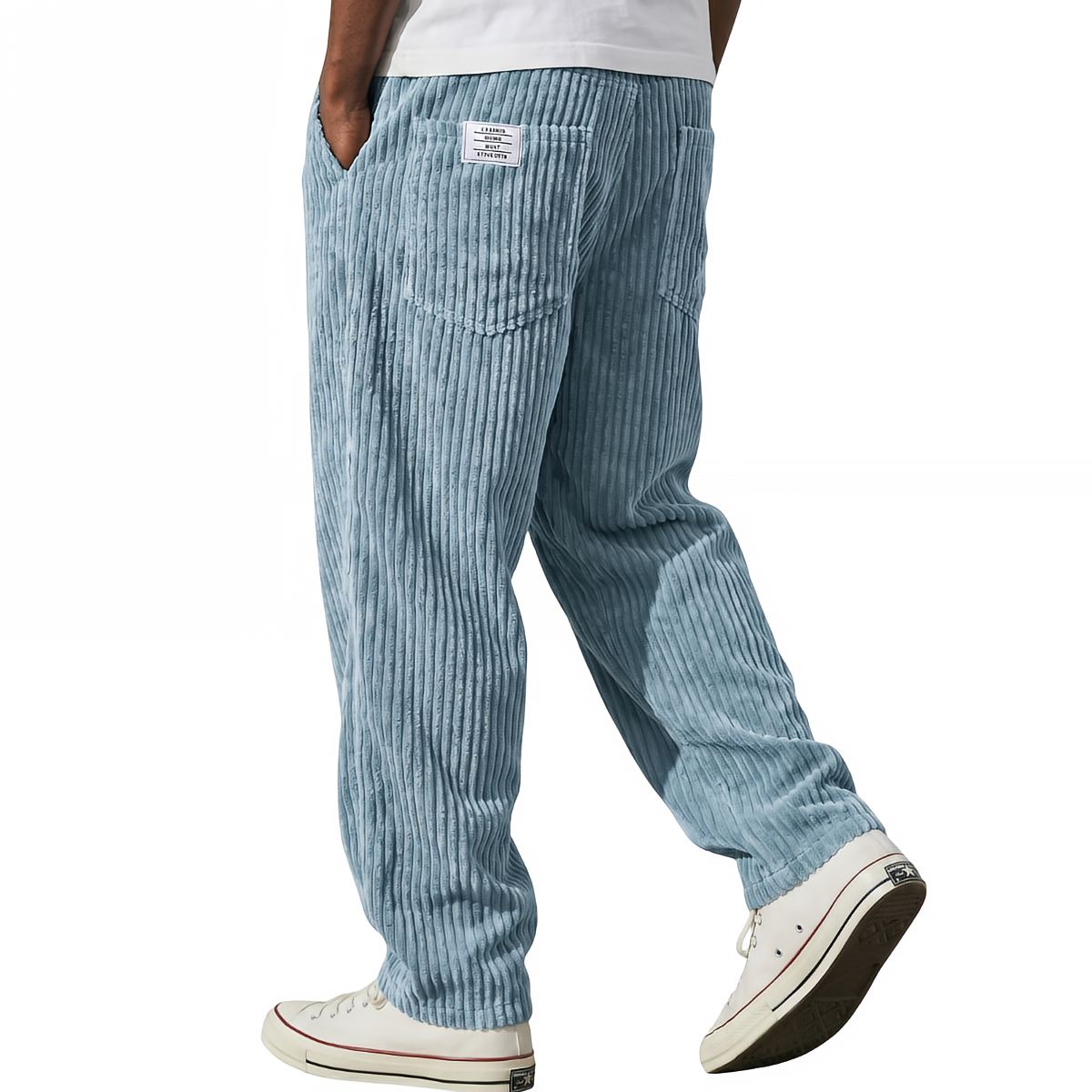 Adriano - Pantalones de Terciopelo Acanalado