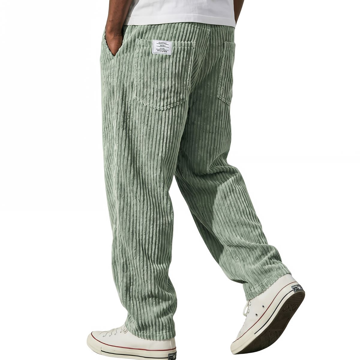 Adriano - Pantalones de Terciopelo Acanalado