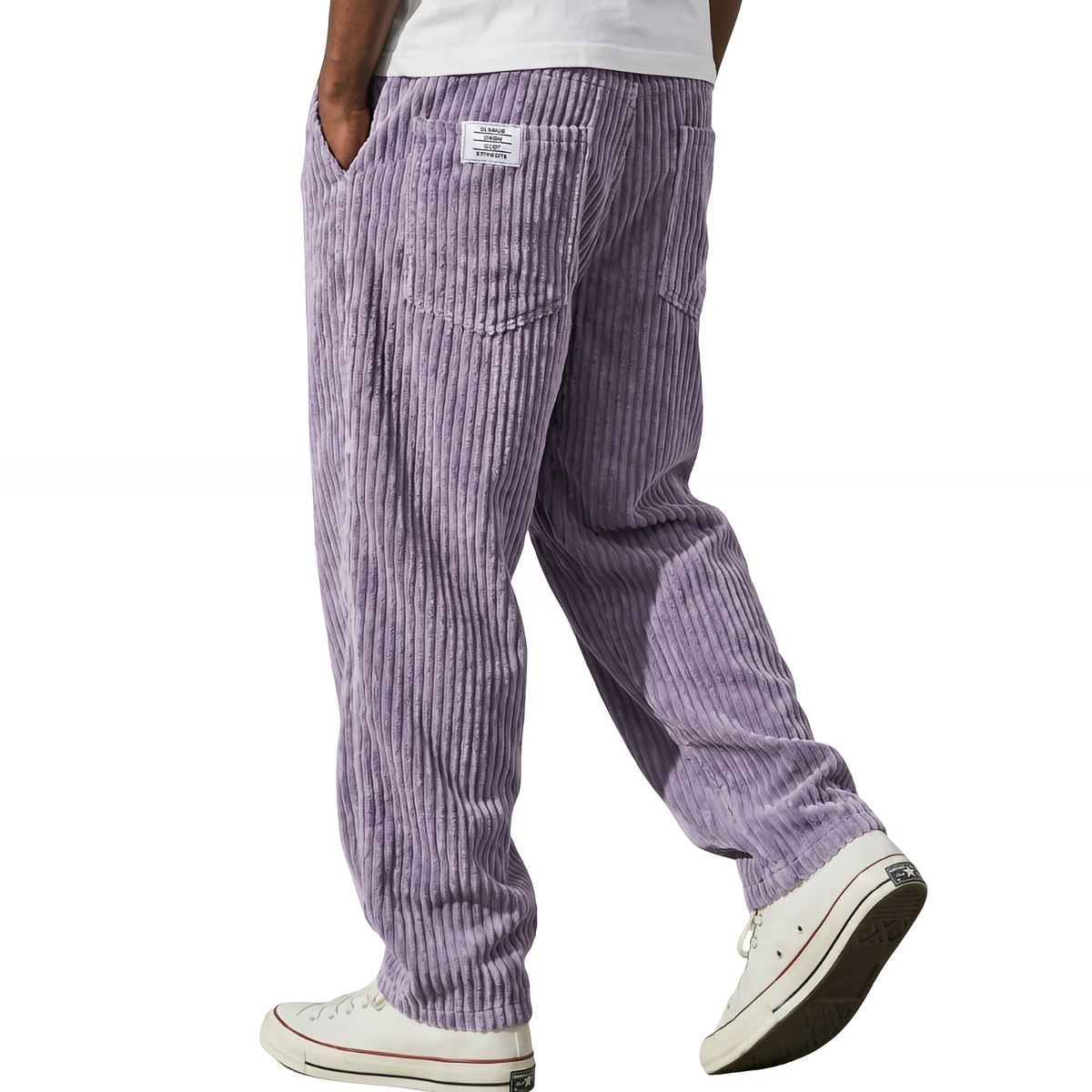 Adriano - Pantalones de Terciopelo Acanalado