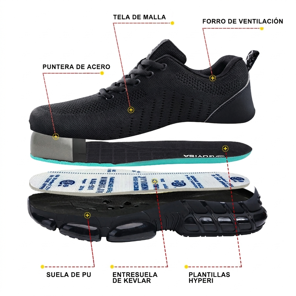 Shieldd - Zapatos de seguridad