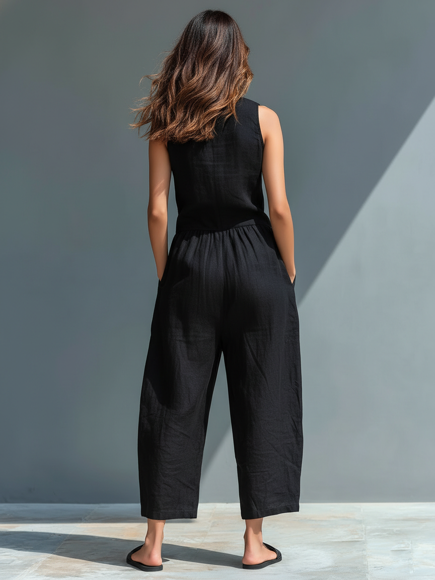 Vittoria | Mono minimalista de lino