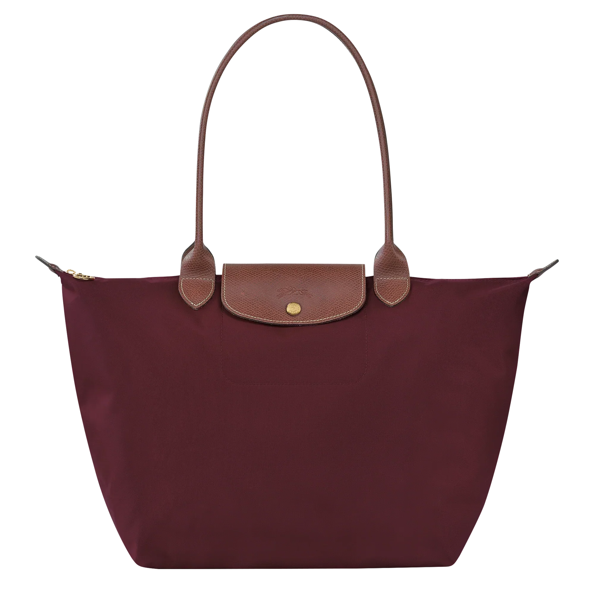 Bolso grande Le Pliage, burdeos