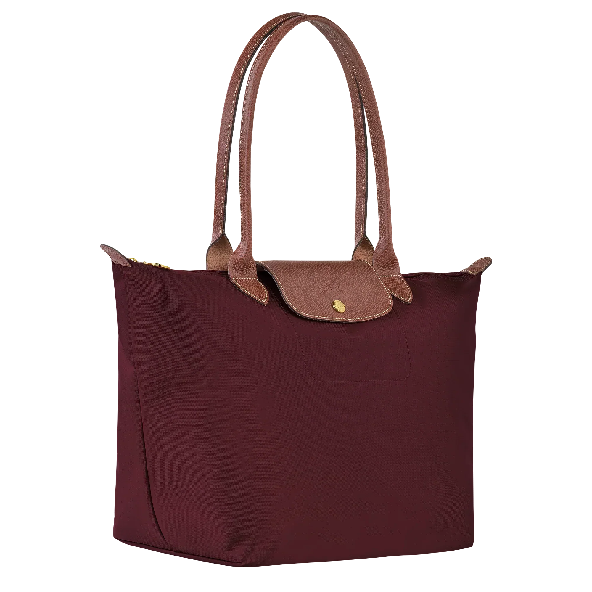 Bolso grande Le Pliage, burdeos