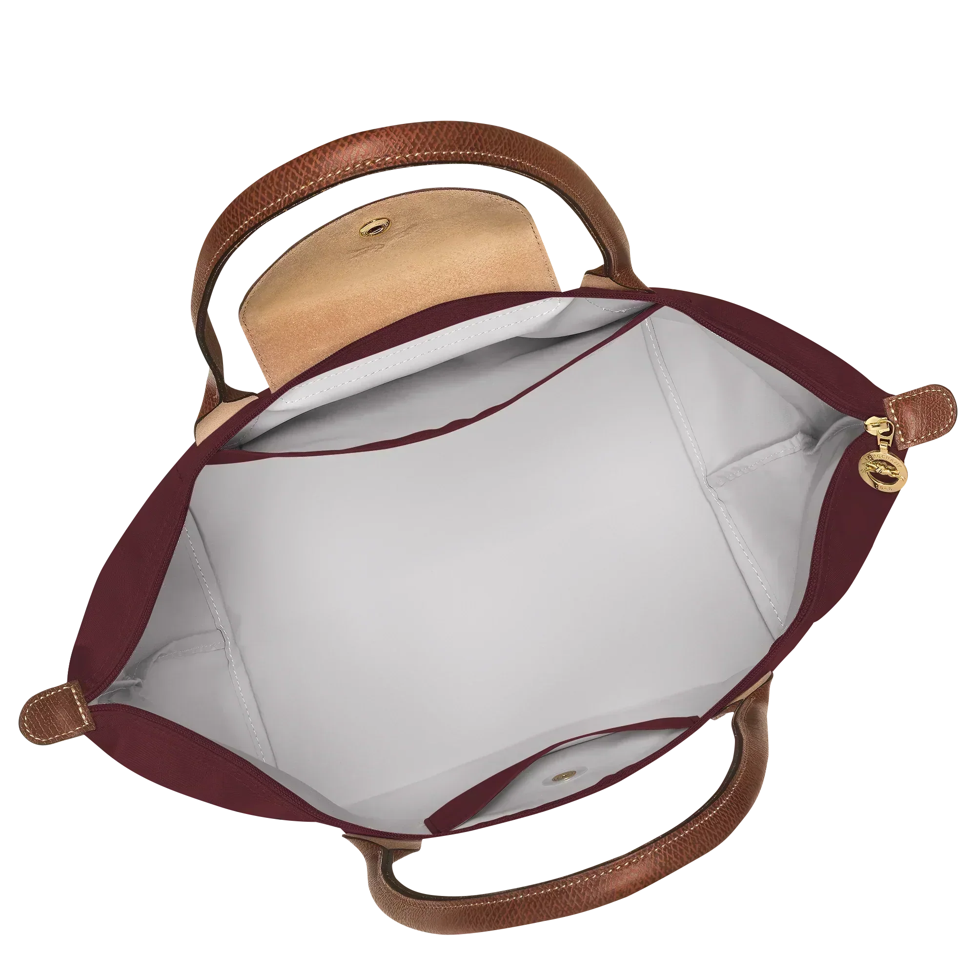 Bolso grande Le Pliage, burdeos