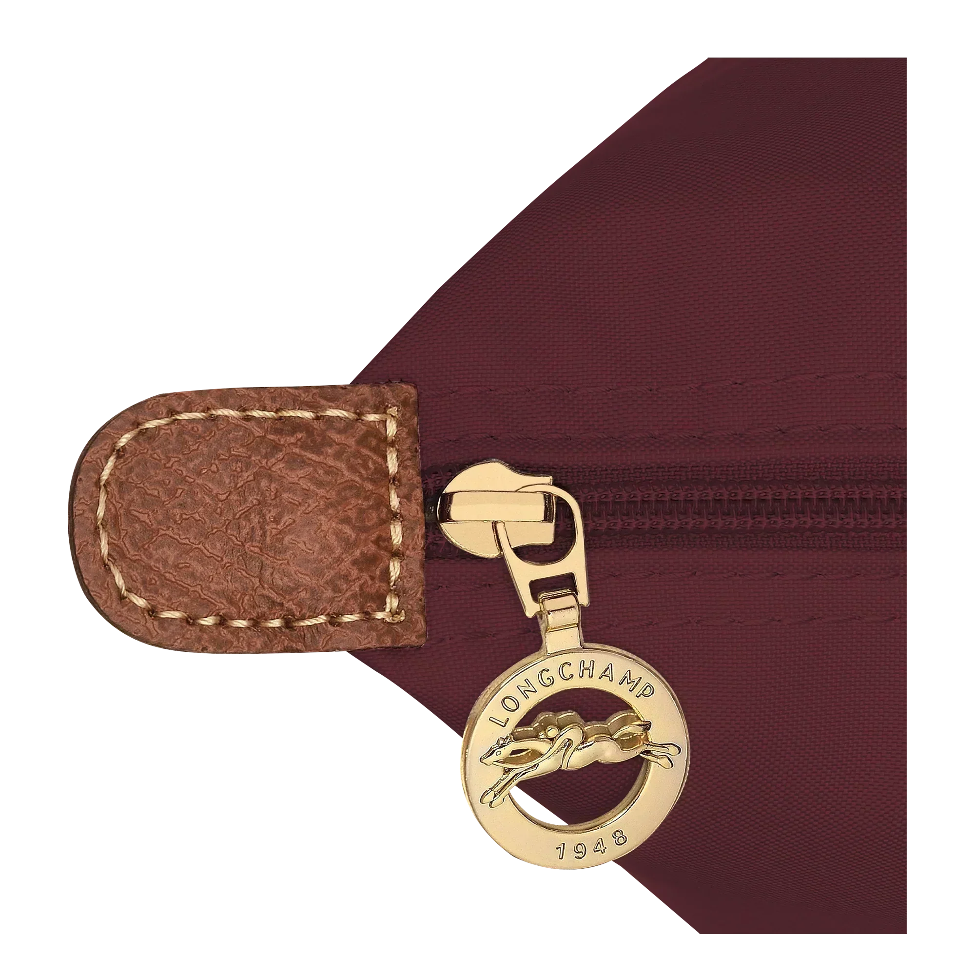 Bolso grande Le Pliage, burdeos