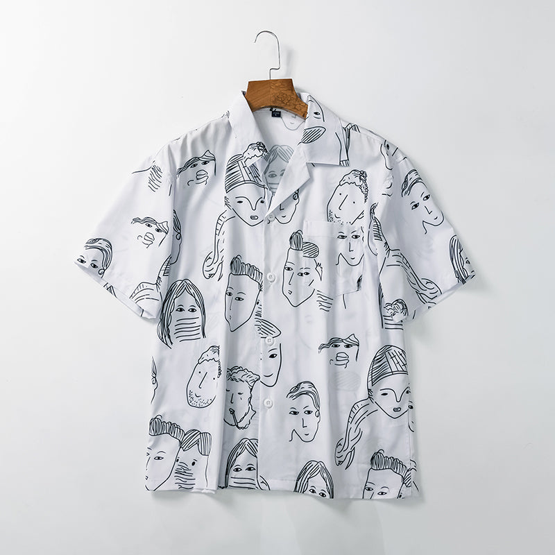 LAURENT MONACO | CAMISA CUBANA DE VERANO PARA HOMBRES
