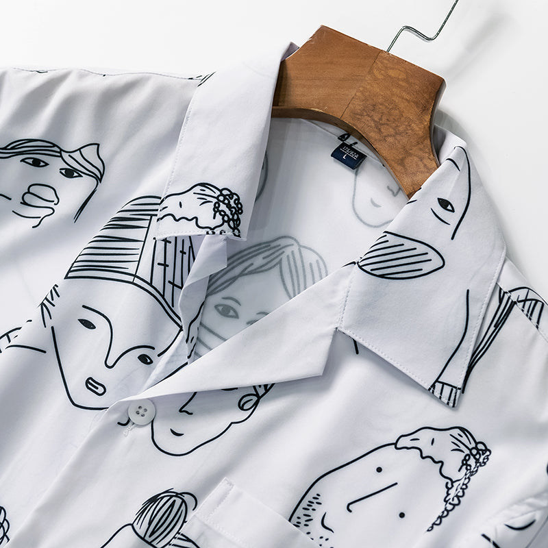 LAURENT MONACO | CAMISA CUBANA DE VERANO PARA HOMBRES