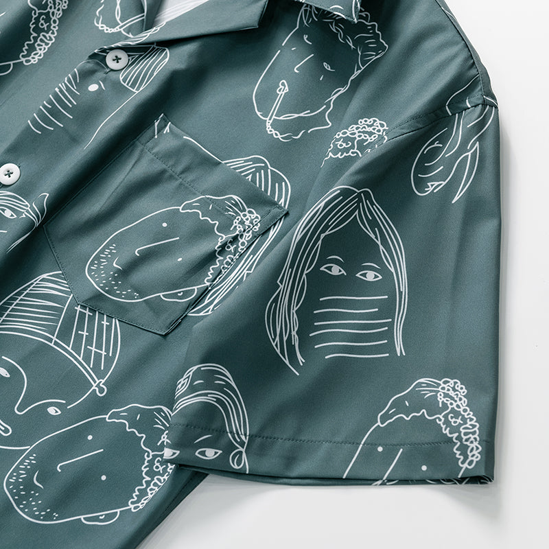 LAURENT MONACO | CAMISA CUBANA DE VERANO PARA HOMBRES