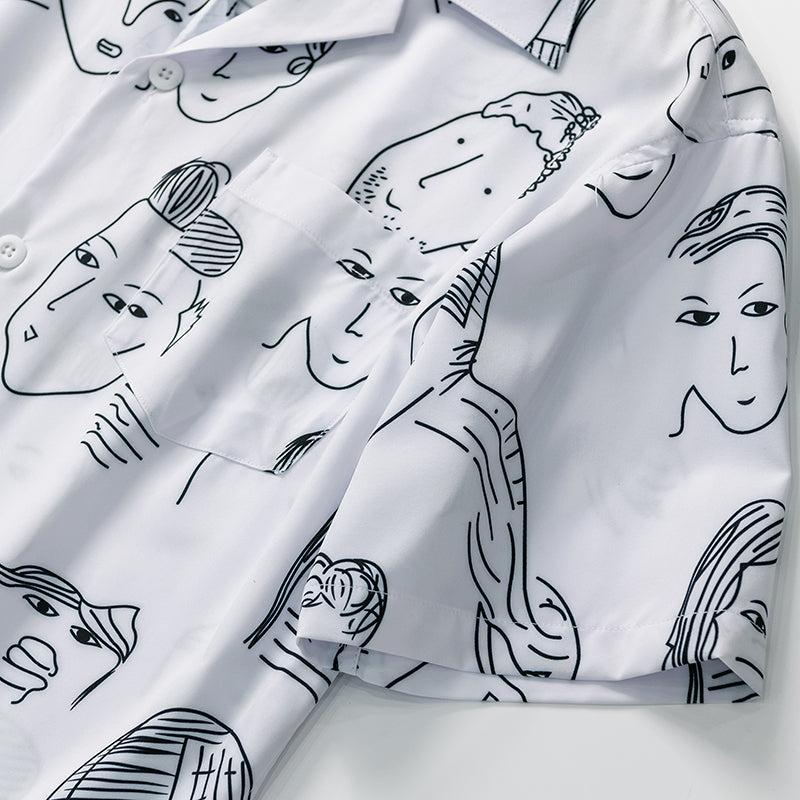 LAURENT MONACO | CAMISA CUBANA DE VERANO PARA HOMBRES