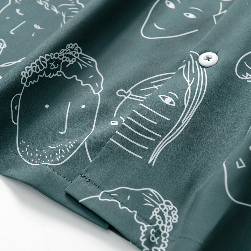 LAURENT MONACO | CAMISA CUBANA DE VERANO PARA HOMBRES