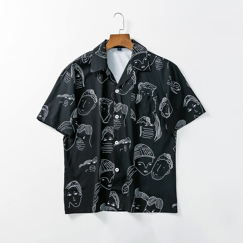 LAURENT MONACO | CAMISA CUBANA DE VERANO PARA HOMBRES