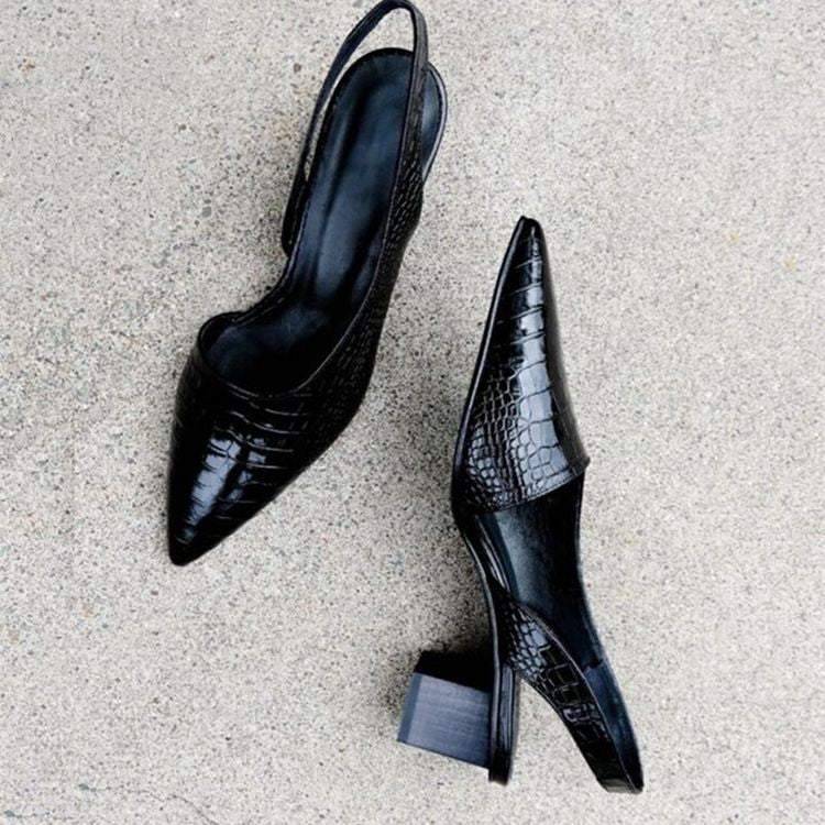 Wynn - Zapatos con tacón de punta larga