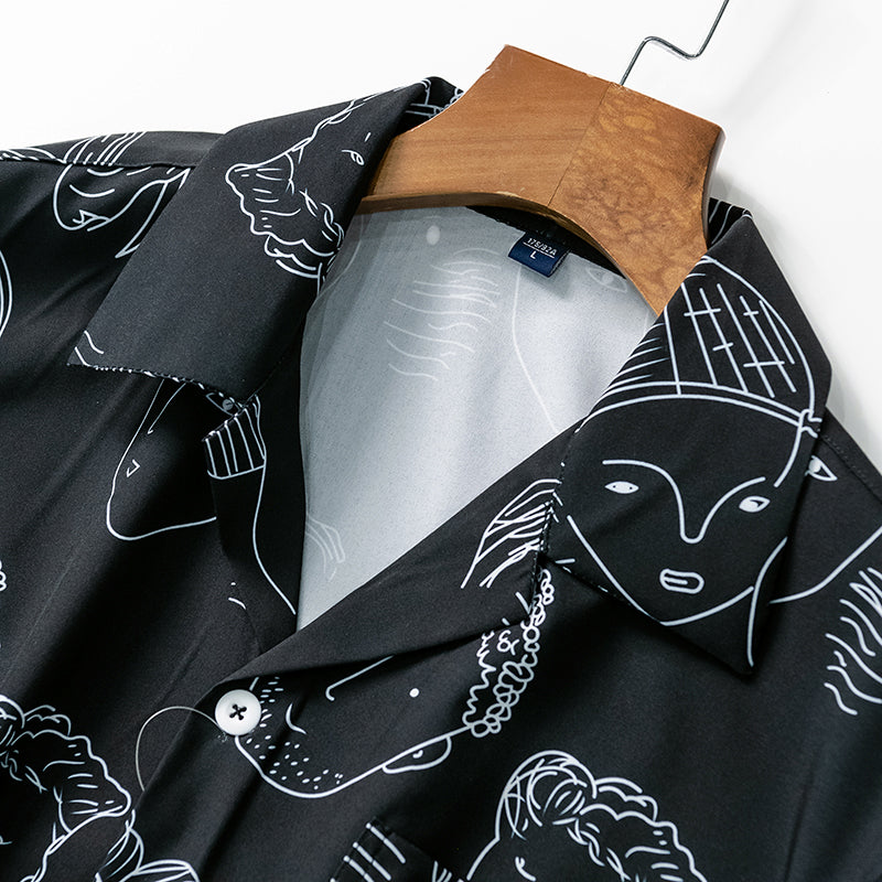 LAURENT MONACO | CAMISA CUBANA DE VERANO PARA HOMBRES