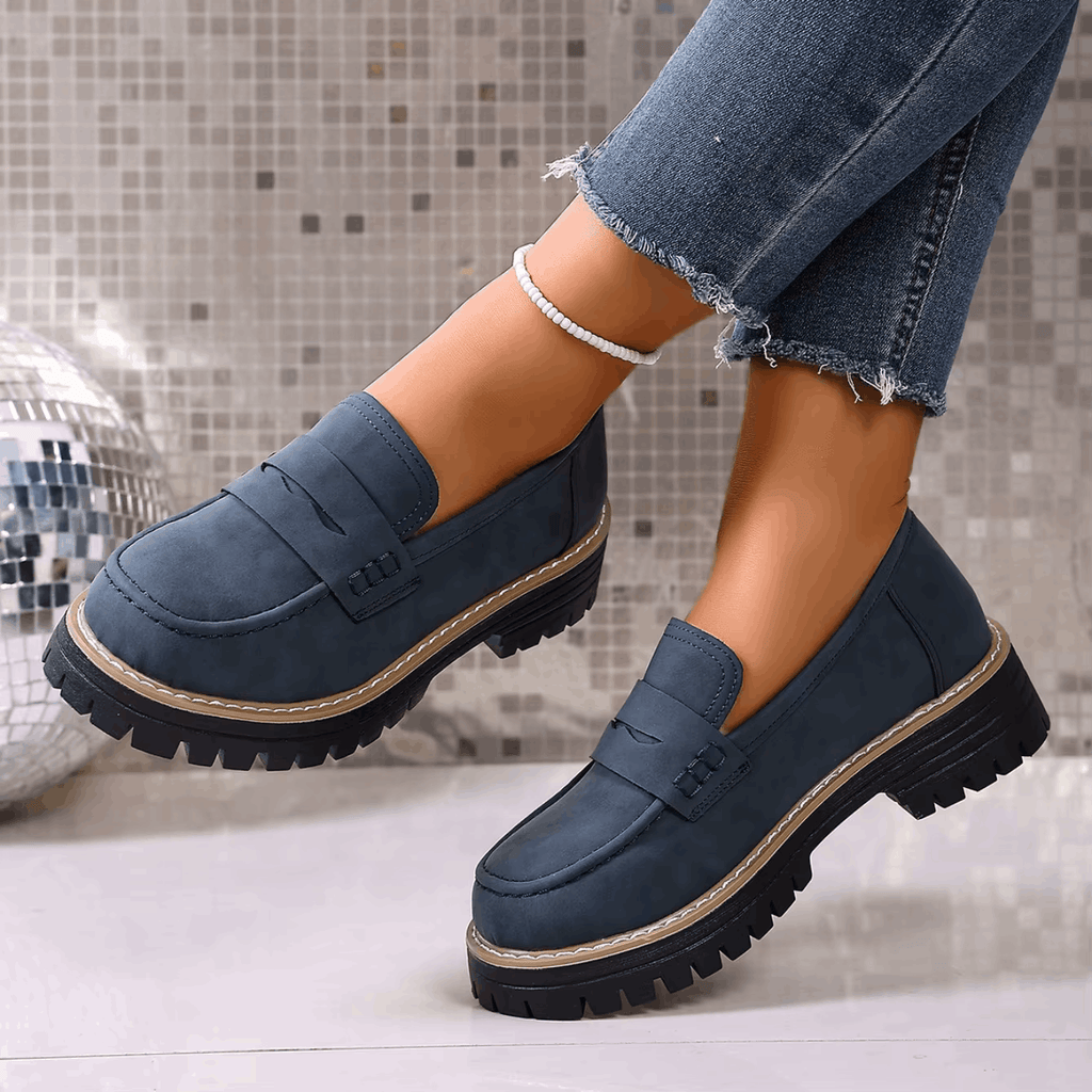 Elsa | Mocasines con Plataforma de Estilo College