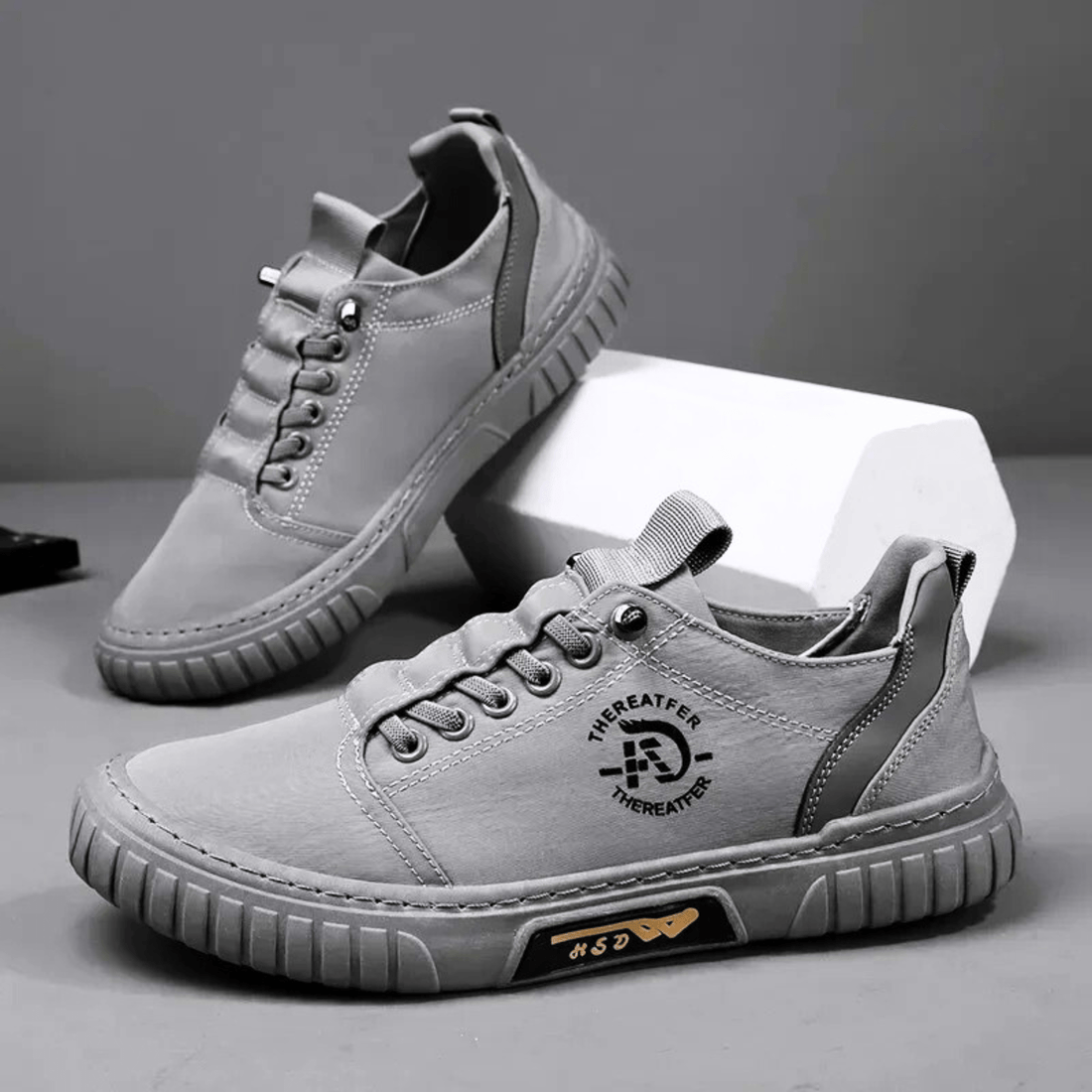 Rahal - Sneakers de ante con cordones