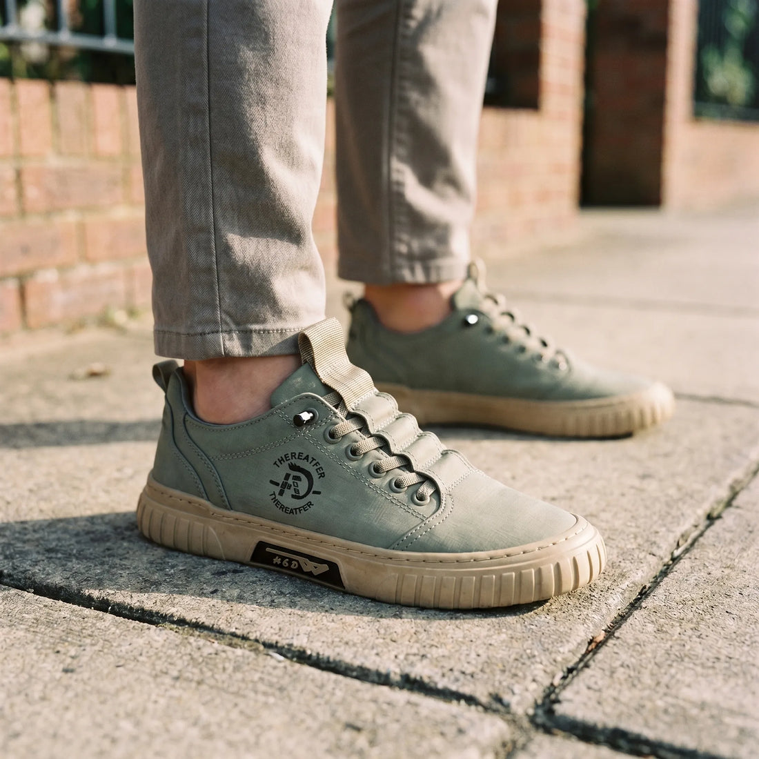 Rahal - Sneakers de ante con cordones