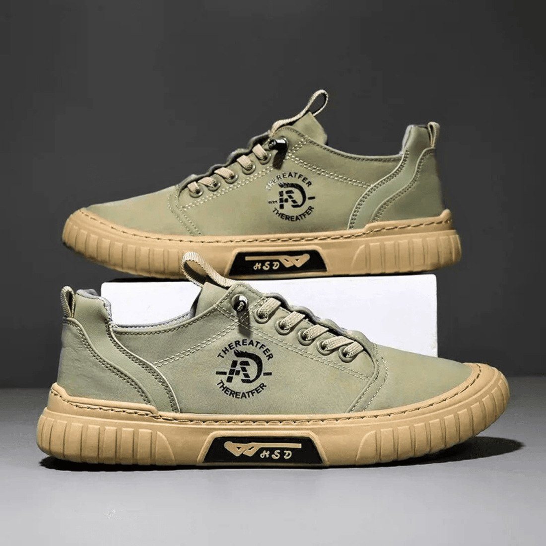 Rahal - Sneakers de ante con cordones