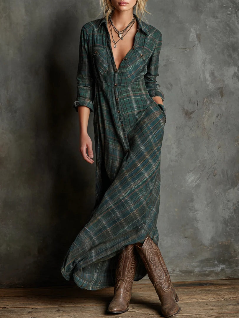 Emanuela – Vestido Verde Imperial