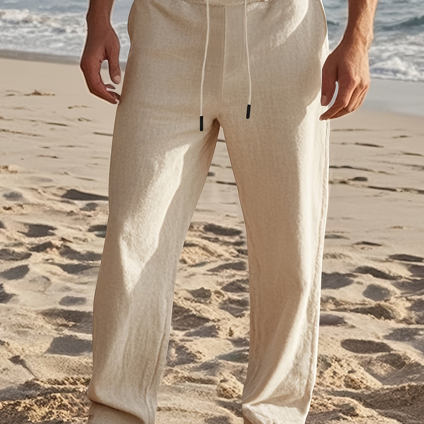 LAURENT MONACO | PANTALÓN DE LINO PARA HOMBRES